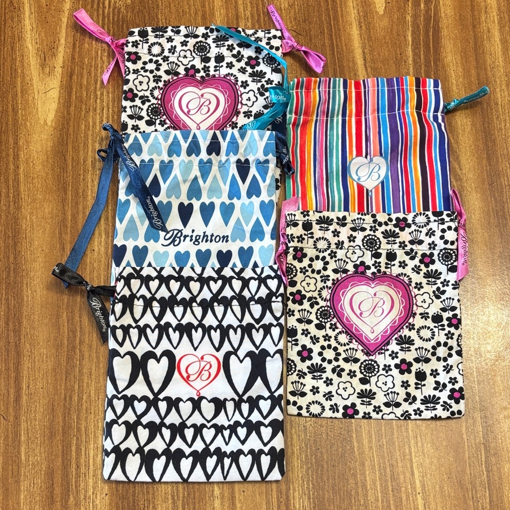 Brighton Kids Heart and Floral Pouch Set